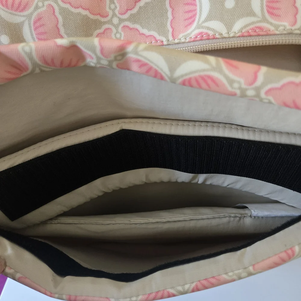 Petunia Pickle Bottom Pink and Gray Women Bag